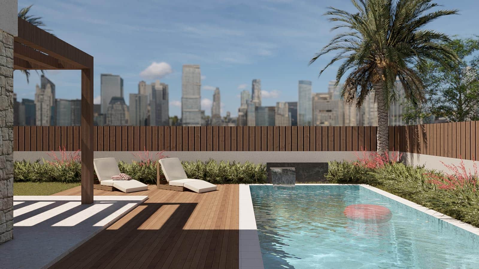 Villa exclusiva de diseño con sótano, solárium y piscina privada en Finestrat