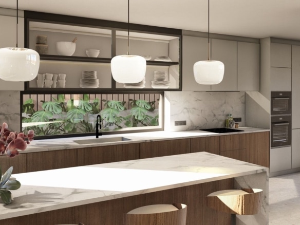 Villa exclusiva de diseño con sótano, solárium y piscina privada en Finestrat
