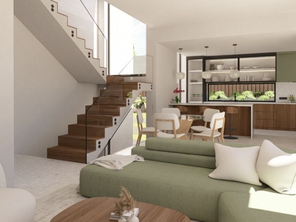 Villa exclusiva de diseño con sótano, solárium y piscina privada en Finestrat