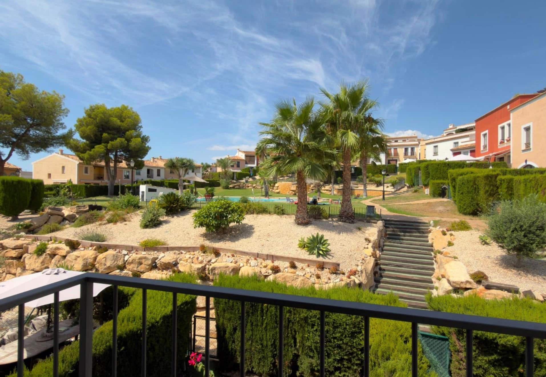 Casa con vistas al mar en Balcón de Finestrat de estilo mediterráneo