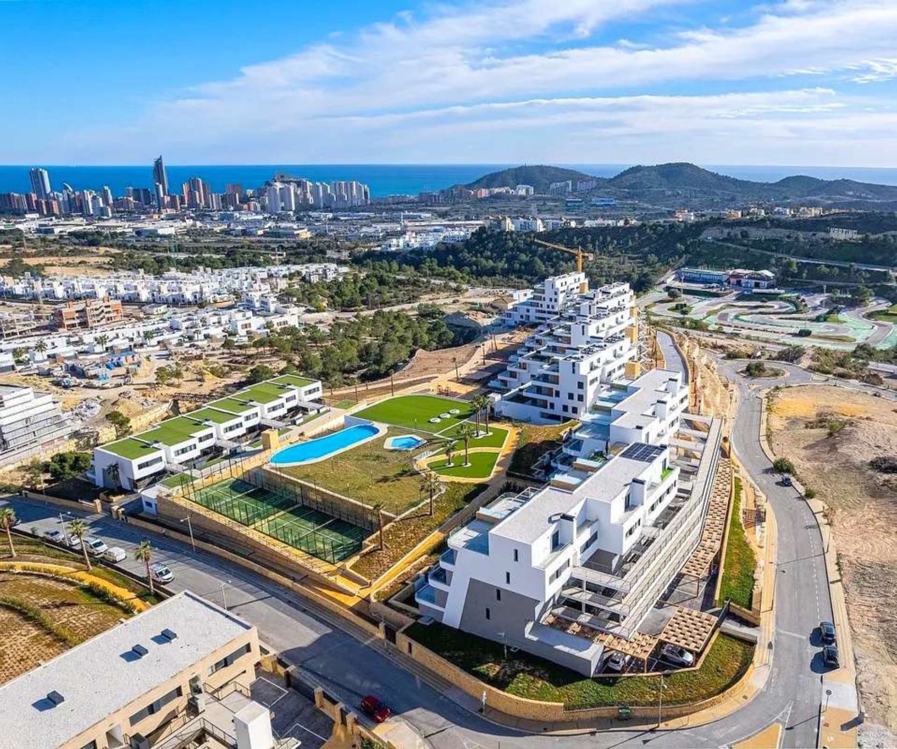 Dúplex moderno con vistas al mar en Terra Marina, Finestrat