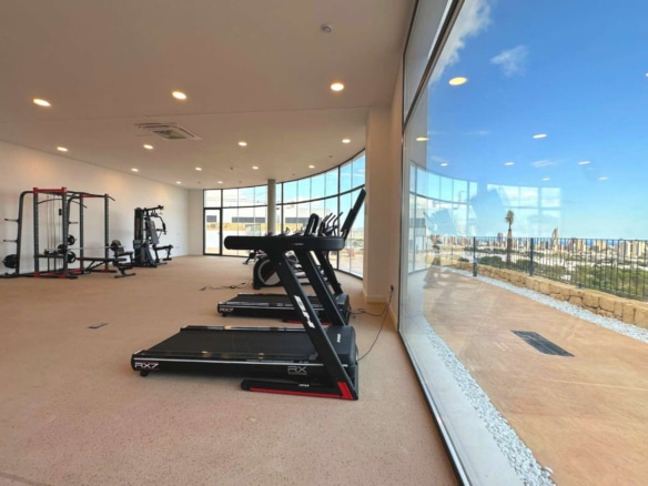 Dúplex moderno con vistas al mar en Terra Marina, Finestrat