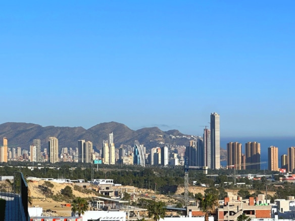 Dúplex moderno con vistas al mar en Terra Marina, Finestrat