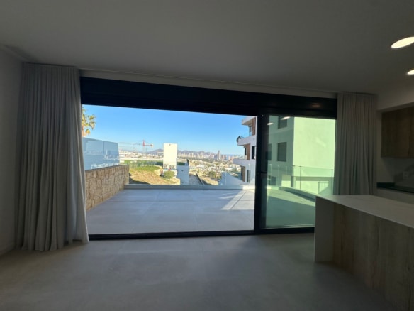 Dúplex moderno con vistas al mar en Terra Marina, Finestrat