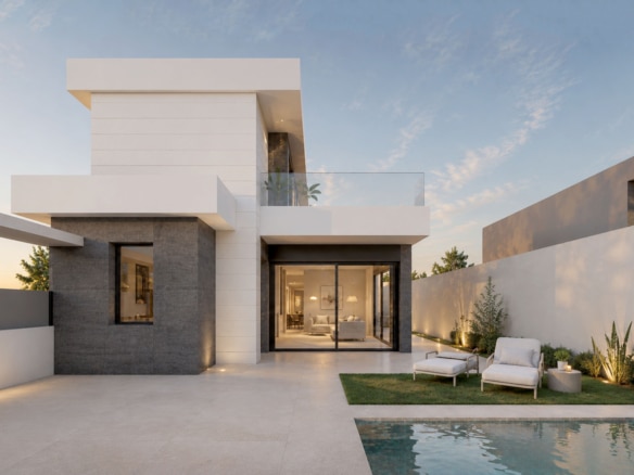 Villas privadas de diseño contemporáneo en Pilar de la Horadada