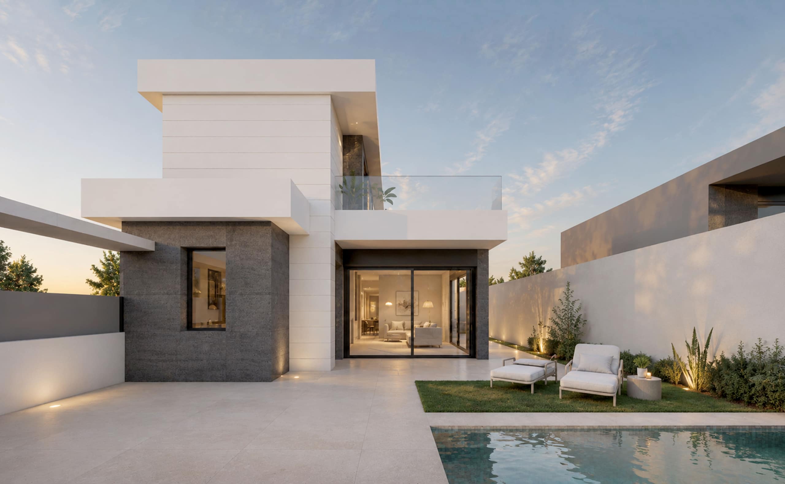 Villas privadas de diseño contemporáneo en Pilar de la Horadada