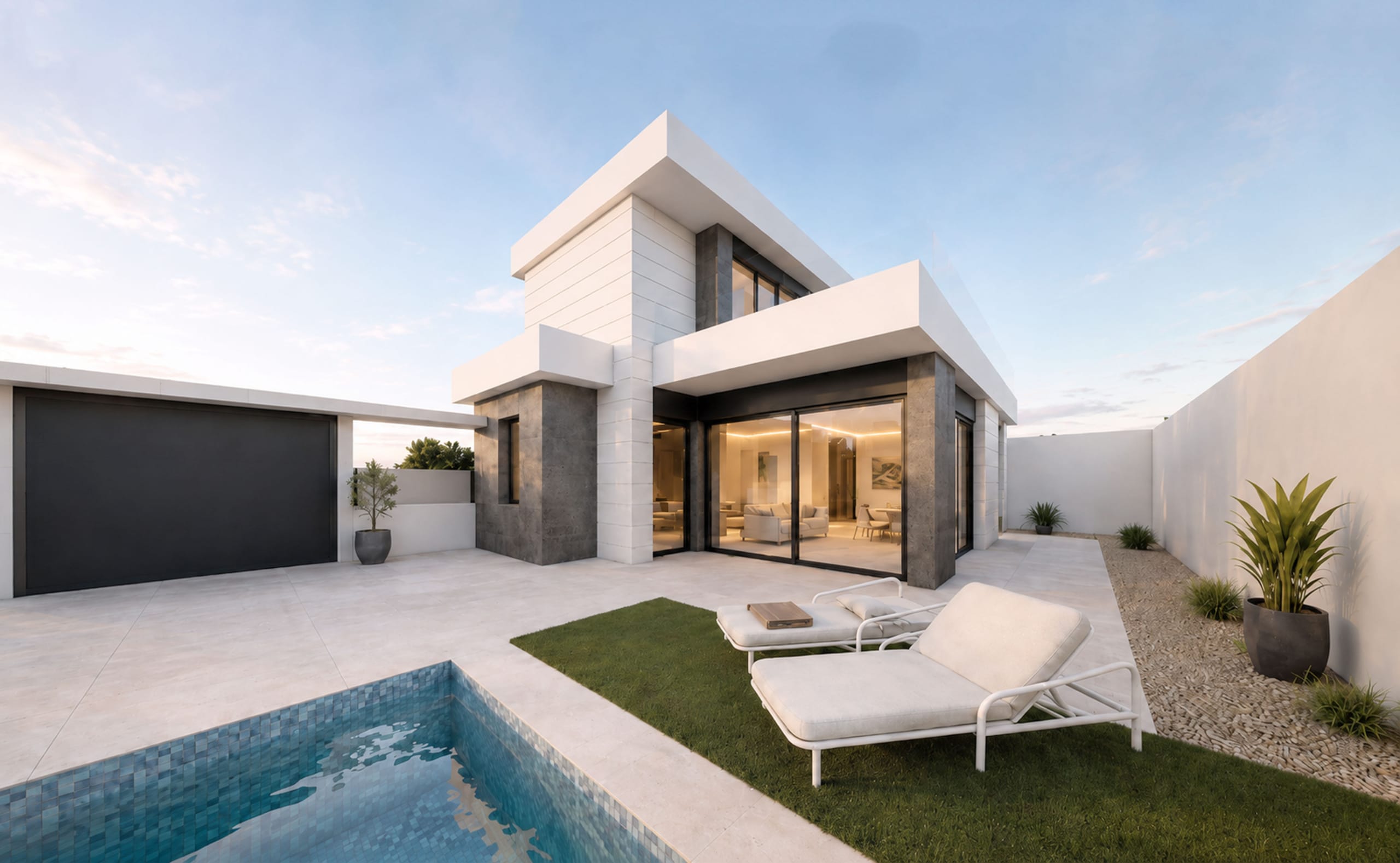 Villas privadas de diseño contemporáneo en Pilar de la Horadada